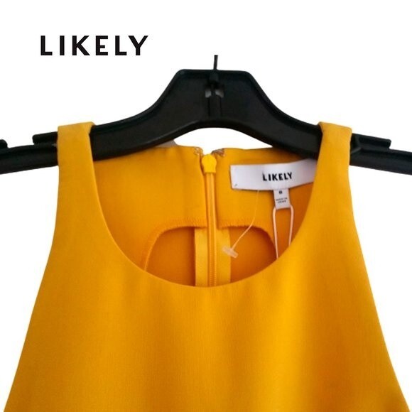 LIKELY NEW Dopamine Baddie Racerback Fitted Fit-n-Flare Halter Dress 8 - Picture 7 of 11